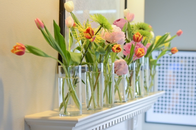 tulips arrangement fleurs