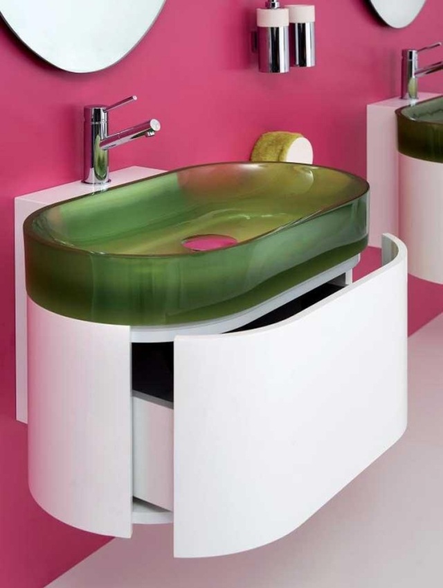 vasque-salle-bain-verre-vert-meuble-flottant