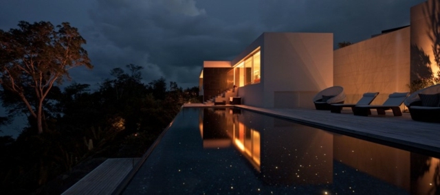 veranda piscine moderne