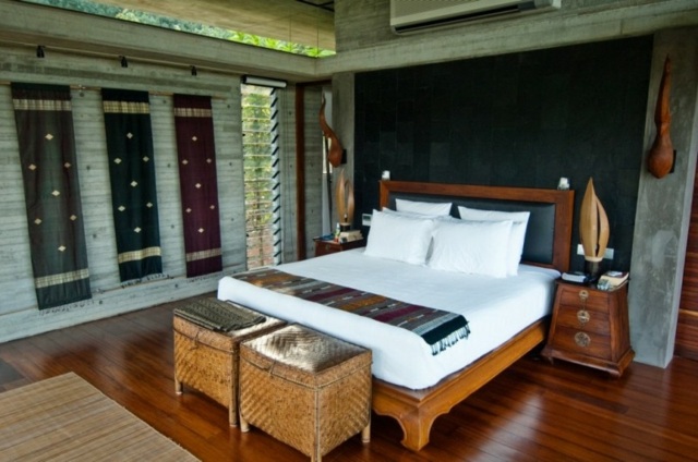 villa thailande chambre coucher ventilation