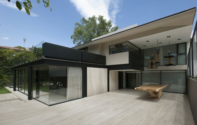 vue generale maison design contemporaine Casa Lomas